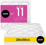 Simply Filters 20X30X1 Merv 11, Mpr 1000, Furnace Hvac Air. Fixed Price $62.54.