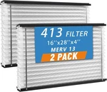 Pack 413 Replacement Filter, Compatible With Aprilaire - Size 16"X28"X4. Fixed Price $54.95.