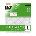 24 In. X 36 1 Standard Pleated Air Filter Fpr 5, Merv 8. Fixed Price $8.99.
