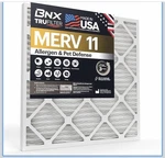 6 Pack Bnx Trufilter Merv 11 Air Filters 10X10X1 Allergen & Pet Defense - New. Fixed Price $42.70.