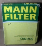 Cuk 2939 Mann-filter Cabin For Select Audi/volkswagen Models. Fixed Price $17.99.