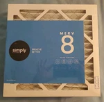 Simply 12X12X1 Air Filter, Merv 8, Mpr 600, Pack, Furnace For Hvac. Fixed Price $25.50.