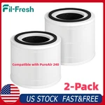 Fil-fresh Puroair 240 Filter Hepa 14 For Purifi 2-PACK. Fixed Price $29.68.