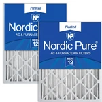 Nordic Pure 18X24X4 (17 1/2 23 3/8 5/8) Pleated Merv 12 Air Filters Pack. Fixed Price $68.84.