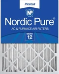 Nordic Pure 16X24X4 (15 3/8 23 5/8) Pleated Merv 12 Air Filter Pack. Fixed Price $48.51.