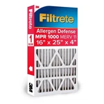 3M NADP01-4IN-4 Allergen Defense Pleated 1000MPR Filters 16X25X4 In. (pack Of 4). Fixed Price $100.38.