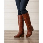 Frye Vintage Jane Stitch Brown Leather Knee High Riding Boots Cognac Womens 7B. Fixed Price $65.00.