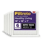 Filtrete 18X18X1 Furnace Air Filter, Merv 12, Mpr 1500, Certified Asthma &.... Fixed Price $79.58.