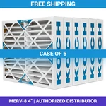 6-PACK 20X25X4 Merv 8 Koch Pleated Air Filters Hvac Furnace 102-700-030. Fixed Price $108.81.