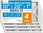 Lotfancy 10X20X1 Air Filter Merv 13, 4-PACK, Electrostatic Pleated Hvac Furnace. Fixed Price $23.05.