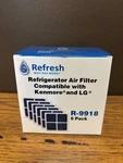 New Refresh Refrigerator Air Filter Replacement R-9918 (6 Pack) Brand In Box. Fixed Price $17.99.