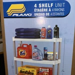 Plano Model Products 907-003 4 Shelve Plastic Shelf Light Taupe. Fixed Price $49.00.