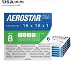 Merv 8 Pleated Hvac Air Filter 17.5X17.5 Compatible W/ Carrier Honeywell New. Fixed Price $60.57.
