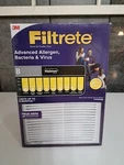 3M Filtrete Advanced Allergen, Bacteria And Virus True Hepa Room Air Purifier. Fixed Price $7.50.