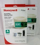 Lot Of 2 Honeywell Replacement Wicking Filter A, 1 Per Pack, White Nib. Fixed Price $20.00.