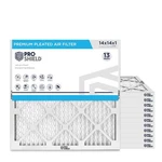 Case Of 12 14X14X1 Merv 13 Air Conditioner Furnace Pleated Filter Proshield New!. Fixed Price $59.94.