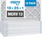 Aerostar 16X25X1 Merv 13 Air Filter, Pleated Furnace Hvac Filters (15.75X24.7. Fixed Price $159.66.