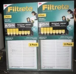 4 Filtrete A/d/h Allergen Reduction Hepa Air Purifier Replacement Filter 2 Packs. Fixed Price $17.95.