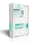 Accumulair Diamond 16X24X1 Merv 13 Hvac Filter (4-PACK) Replacement Air.... Fixed Price $57.89.