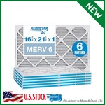 Aerostar 16 3/8 X 1/2 Merv Pleated Air Filter, Furnace. Fixed Price $67.59.