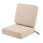 Classic Accessories Ravenna Water-resistant Patio Lounge Chair Cushion Empire Bl. Fixed Price $93.09.