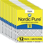 Nordic Pure 12X18X1 (11 1/2 17 3/4) Pleated Merv 10 Air Filters Pack. Fixed Price $128.73.
