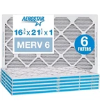 Aerostar Merv 13 Air 16 3/8 X 1/2 Pleated Hvac Filter Pack Nib. Fixed Price $44.02.