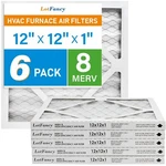Lotfancy 12X12X1 Air FILTER,6 PACK,MERV8 Pleated Furnace Filters Replacem.... Fixed Price $40.45.