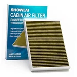 Showlai Activated Carbon Cabin Air Filter, 4-LAYER 02.UPGRADED (green Layer). Fixed Price $40.25.