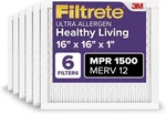 Filtrete Furnace Air Filter, Merv 12, Mpr 1500, 16X16X1, White. Fixed Price $87.74.