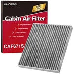 Puroma Cabin Air Filter With Activated Carbon, Replacement 7.8" X 8.5" 1". Fixed Price $20.99.