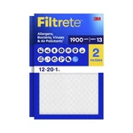 Filtrete 12X20X1 Furnace Air Filter, Merv 13, Mpr 1900, Premium Allergen, .... Fixed Price $62.22.