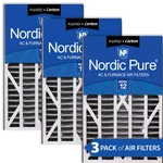 Air Bear Cub 16X25X3 Filter Replacement Merv 12 Pleated Plus Carbon Pack. Fixed Price $104.99.