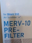 Cadpxs MERV-10 Filter Replacement Set For Shield 550 Air Scrubber (5 Pcs). Fixed Price $47.99.