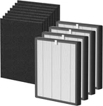 4 True Filters + 8 Activated Carbon For Veva Prohepa 9000 Purifier. Fixed Price $53.53.