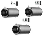 Vivosun 4" 6" 8" Black Air Carbon Filter Virgin Charcoal For Inline Fan. Fixed Price $55.99.