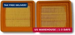 Saidico Air Filter Part# 4180-141-0300 Fits Many Stringtrimmer Models 2-PACK. Fixed Price $15.55.