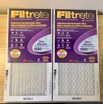 Filtrete Ultra Allergen Reduction 1250 Air Filter 10X20X1" (quantity: 2). Fixed Price $14.99.