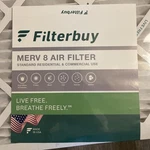 Filterbuy 20X22X1 Merv 8 Air Pleated Hvac Furnace 7 Pack Made In Usa. Fixed Price $22.56.