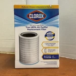 Clorox Large Room 320 Sq Ft True Hepa Air Purifier Replacement Filter 12010. Fixed Price $60.00.