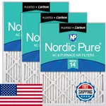 Nordic Pure 12X30X1 Actual Size 11 7/8 29 3/4 Pleated Air Filters Merv. Fixed Price $191.55.