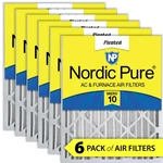 Nordic Pure 12X24X4 (3 5/8) Pleated Merv 10 Air Filters 6 Pack. Fixed Price $103.99.