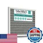 14X18X1 Hvac Furnace Air Filter Washable Electrostatic Merv Reusable Breathe. Fixed Price $46.54.