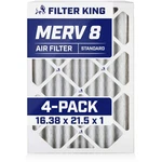 Filter King 16.38X21.5X1 Air 4-PACK Merv Actual Size. Fixed Price $41.40.