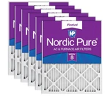 Nordic Pure 18X20X1 (17 1/2 19 3/4) Pleated Merv Air Filters 6 Pack. Fixed Price $25.52.
