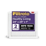 Filtrete Furnace Air Filter, Merv 12, Mpr 1500, 24X24X1, White. Fixed Price $62.76.
