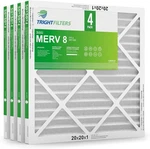 Trightfilters 20X20X1 Air MERV-8 Pleated Dust For Hvac Furnace 4PC. Fixed Price $39.99.