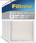 Filtrete 16X20X1 Furnace Air Filter, Merv 5, Mpr 300 Case Of. Fixed Price $31.00.