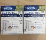 6-PACK Bestair H100 Replacement Humidifier Filters For Holmes, Sunbeam, Bionaire. Fixed Price $16.99.