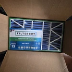(2)FILTERBUY 16X28X6 Filters, Furnace Replacement For Aprilaire (merv 13). Fixed Price $69.99.